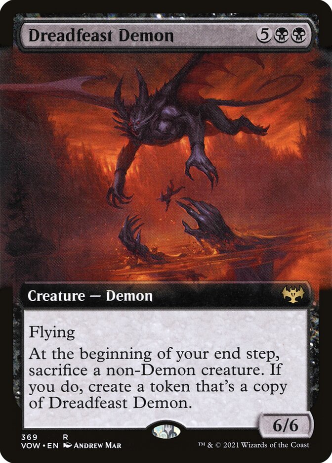 Dreadfeast Demon - Extended Art - Foil
