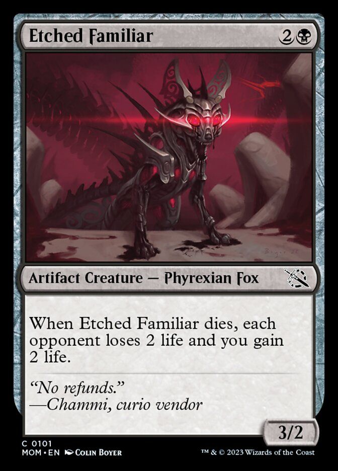 Etched Familiar - Foil