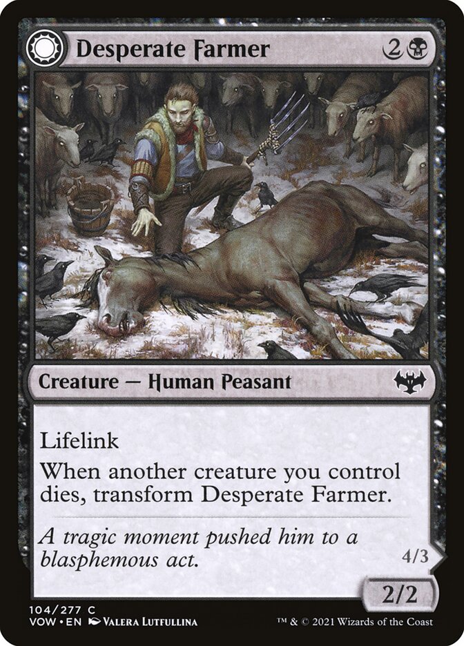 Desperate Farmer // Depraved Harvester - Foil