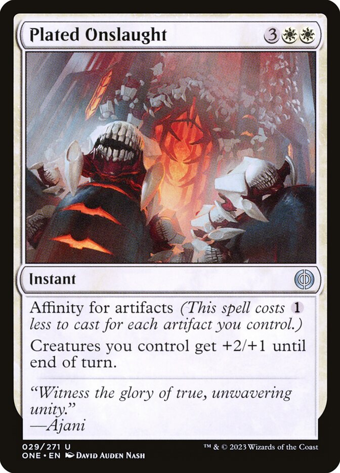 Plated Onslaught - Foil