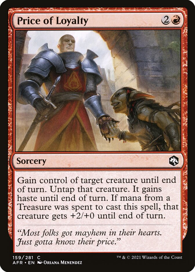 Price of Loyalty - Foil