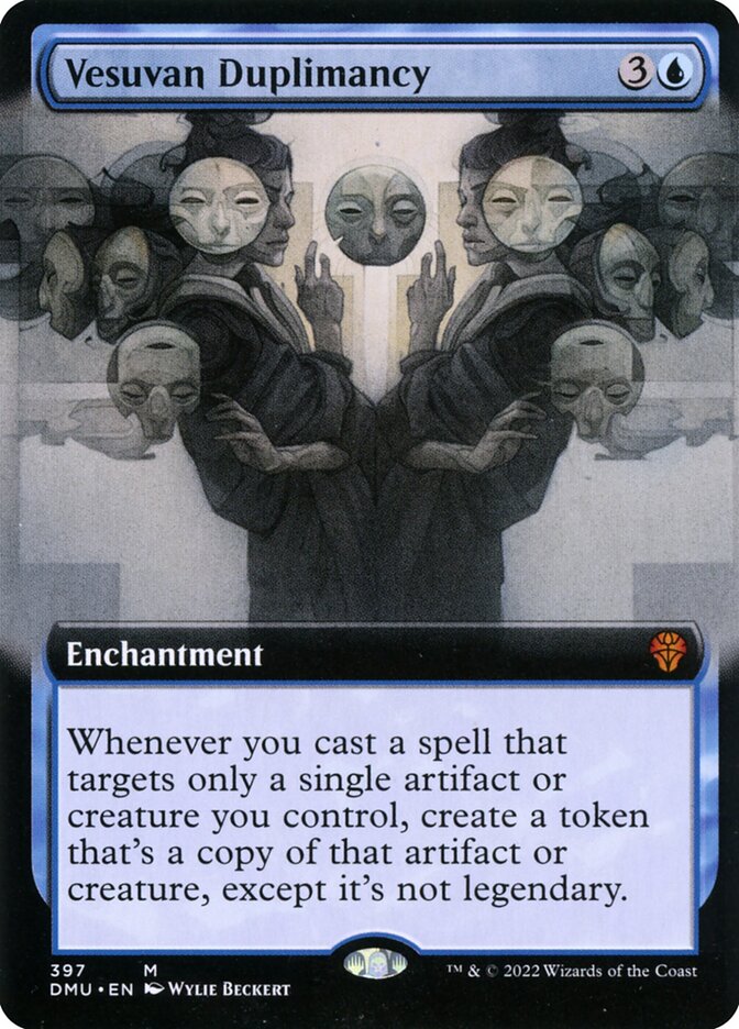 Vesuvan Duplimancy - Extended Art - Foil