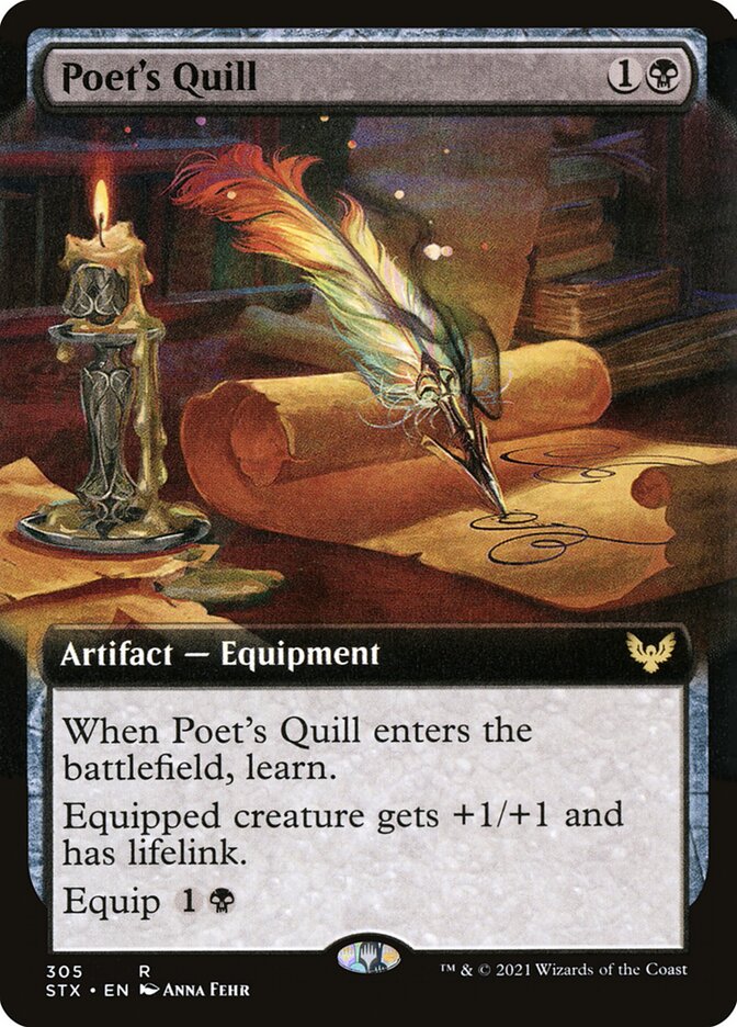 Poet's Quill - Extended Art