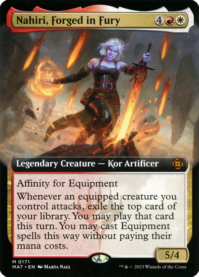 Nahiri, Forged in Fury - Extended Art