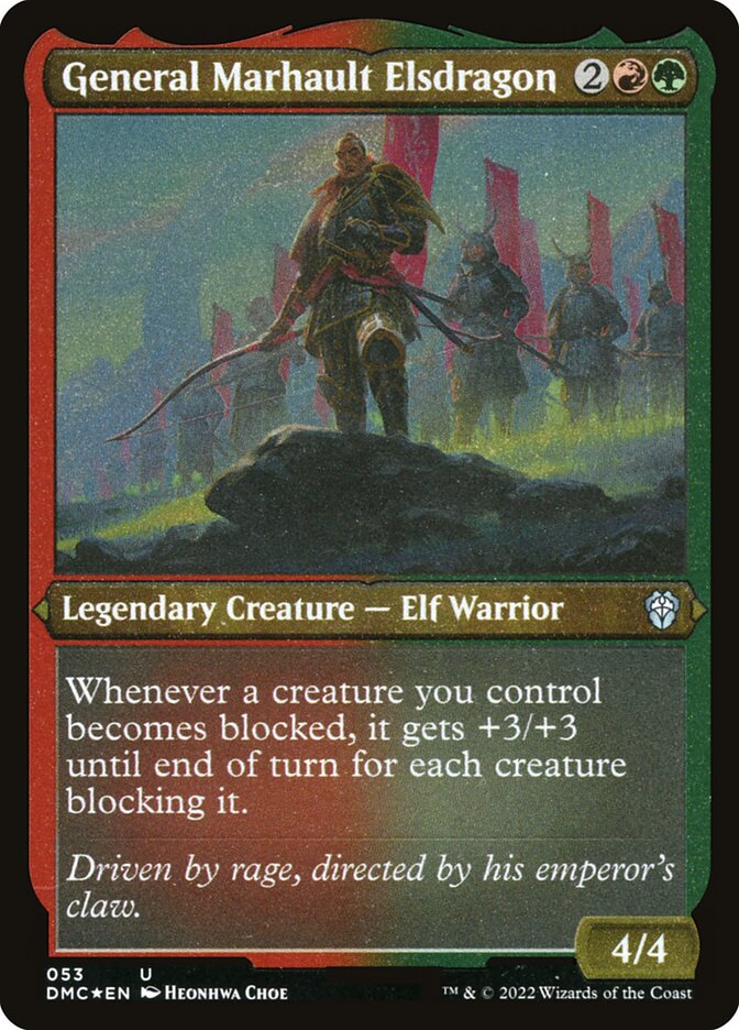 General Marhault Elsdragon - Etched - Foil