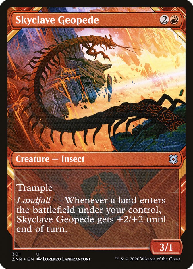 Skyclave Geopede - Showcase - Foil