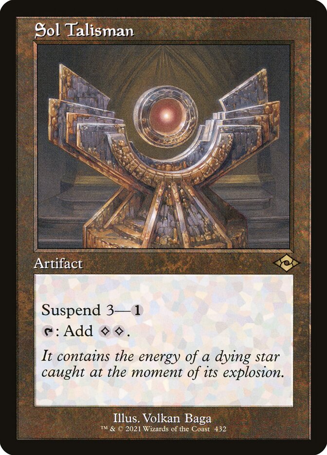 Sol Talisman - Retro Frame