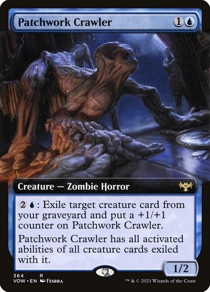 Patchwork Crawler - Extended Art - Foil