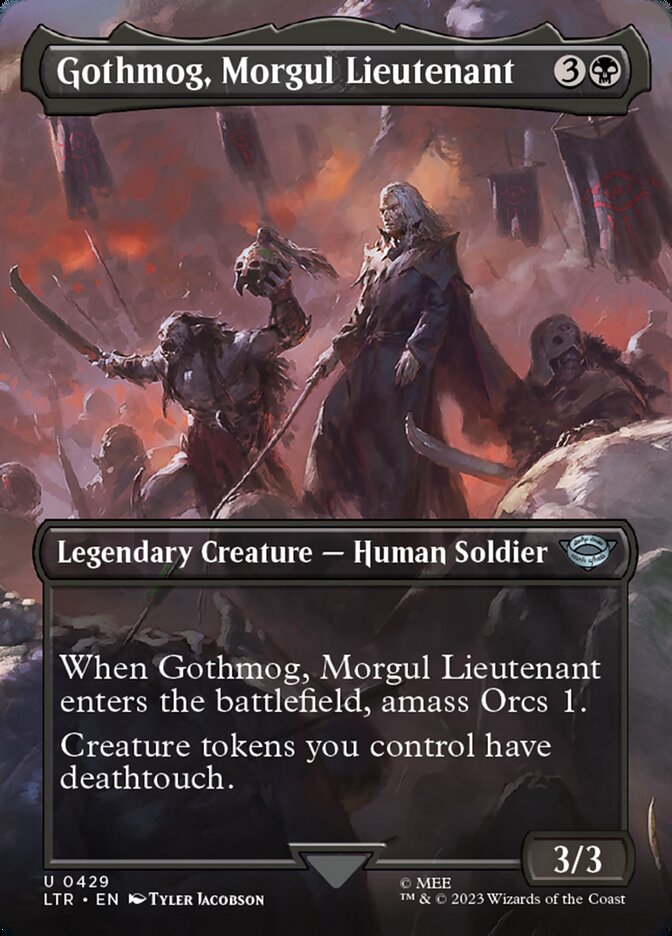 Gothmog, Morgul Lieutenant - Borderless - Foil