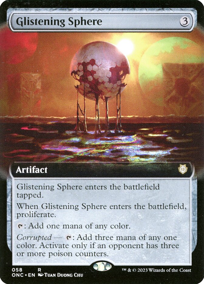 Glistening Sphere - Extended Art - Foil