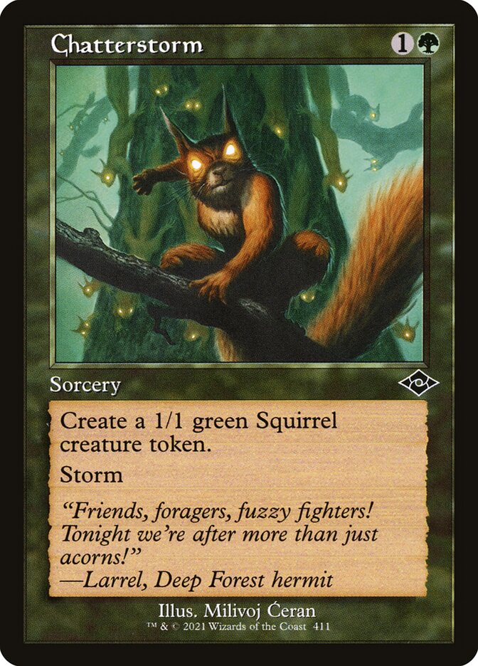 Chatterstorm - Retro Frame - Foil