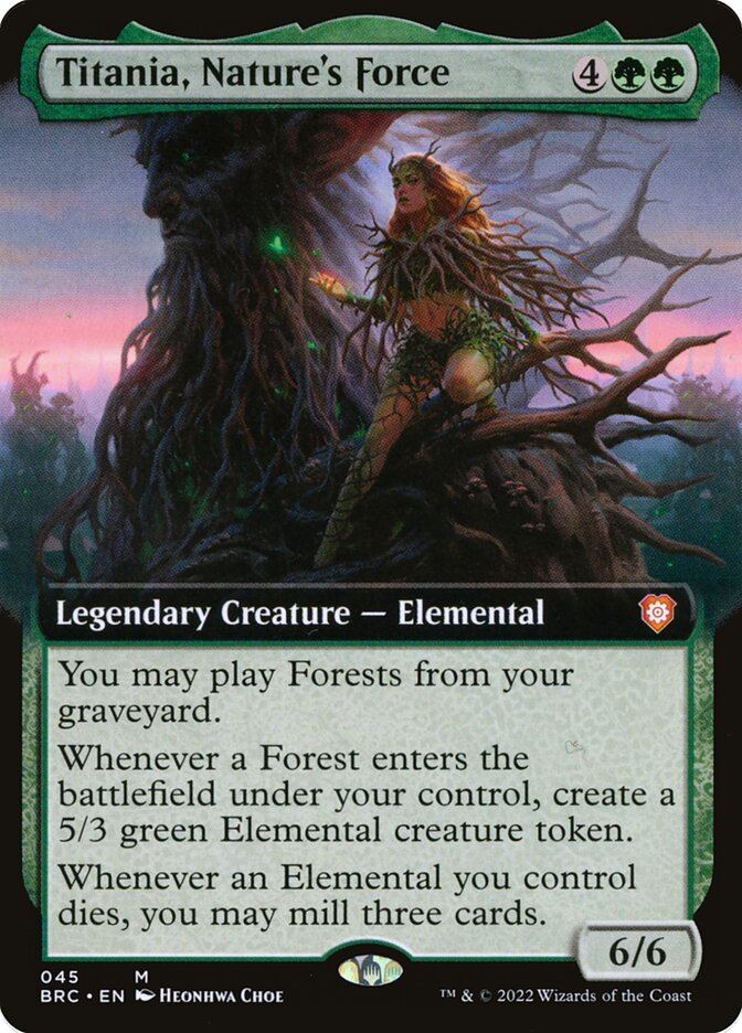 Titania, Nature's Force - Extended Art - Foil