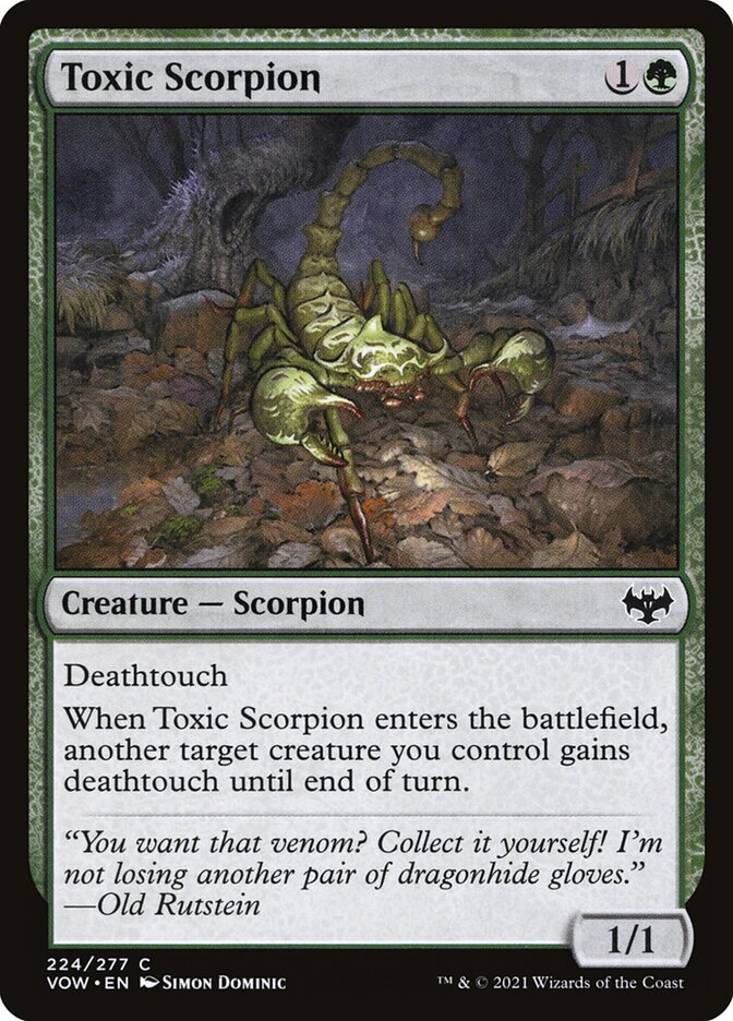 Toxic Scorpion - Foil