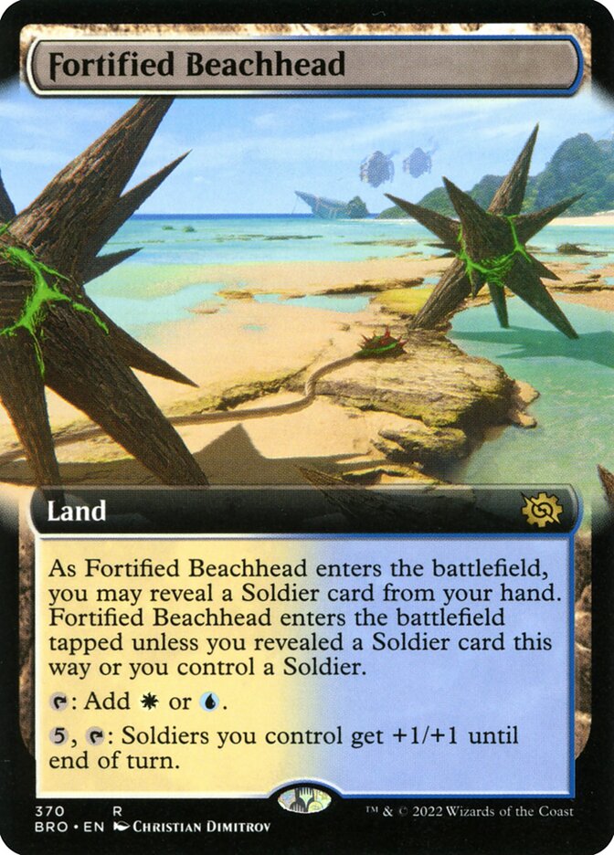 Fortified Beachhead - Extended Art - Foil