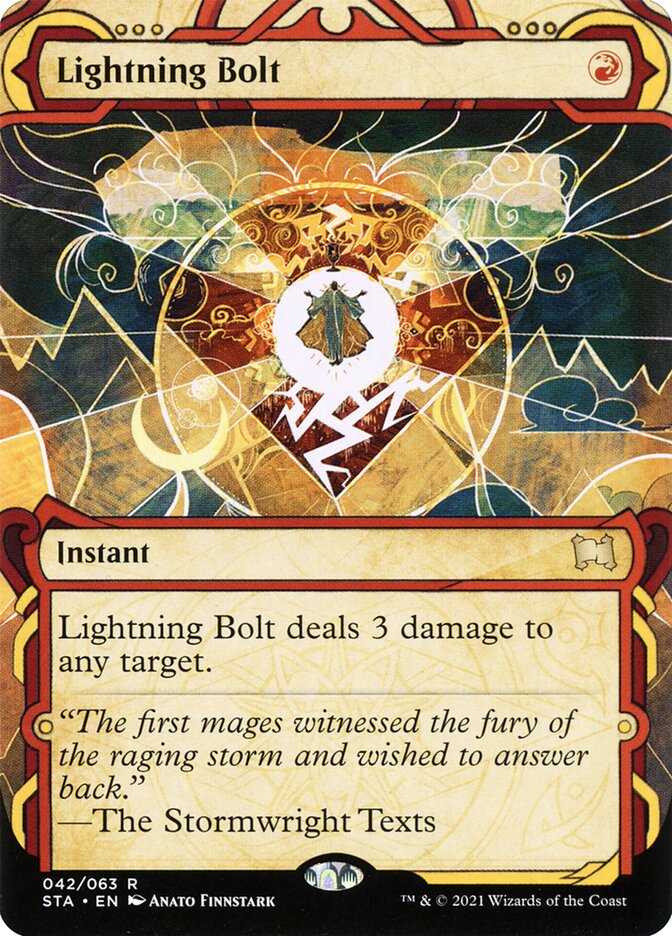 Lightning Bolt - Borderless - Foil