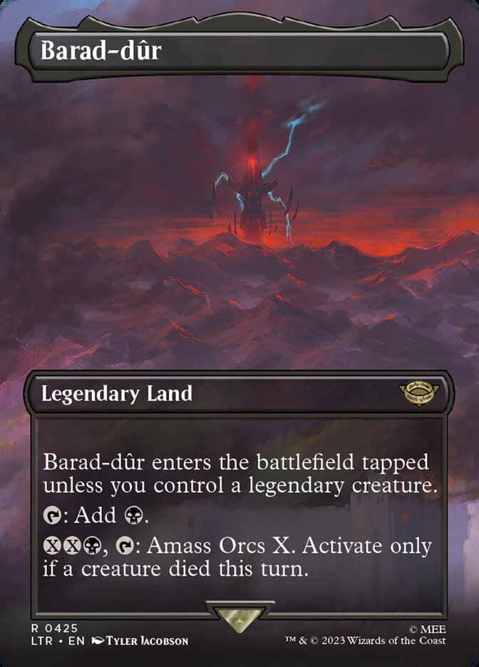 Barad-dûr - Borderless - Foil