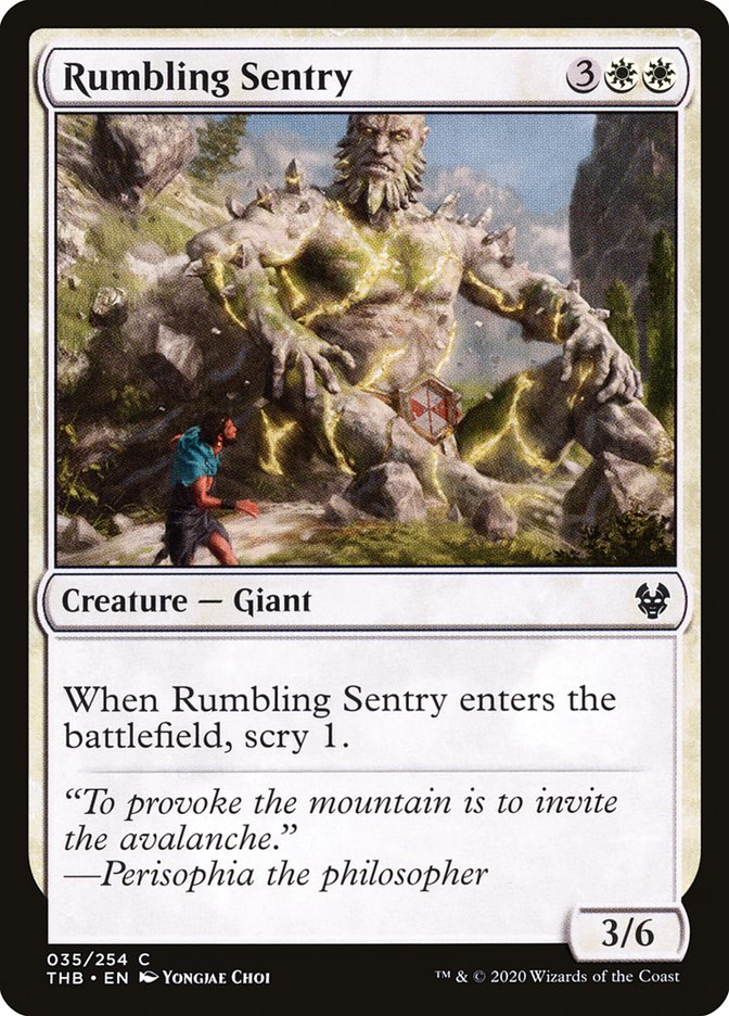 Rumbling Sentry - Foil