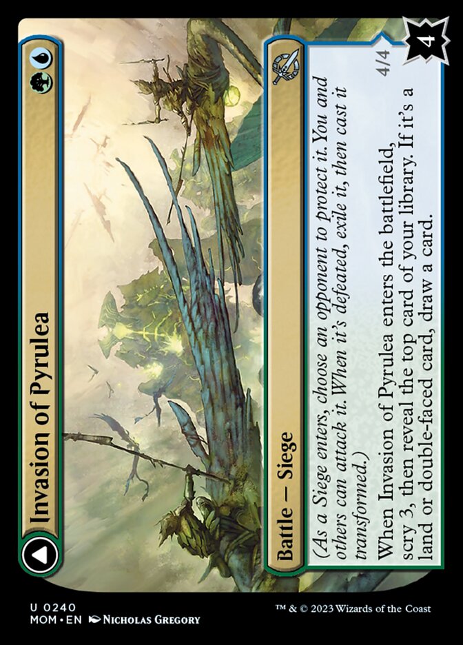 Invasion of Pyrulea // Gargantuan Slabhorn - Foil