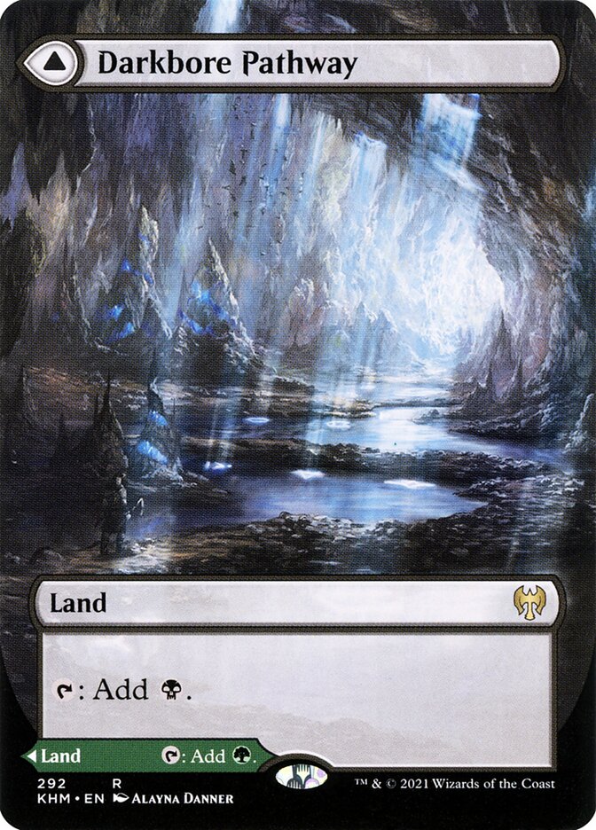 Darkbore Pathway // Slitherbore Pathway - Borderless - Foil