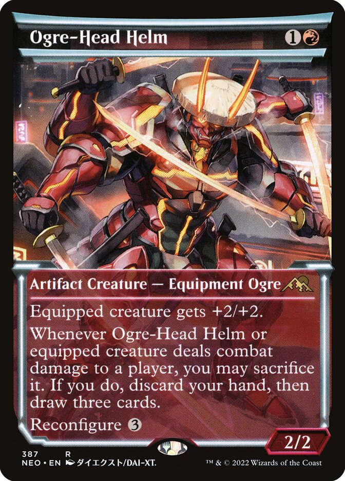 Ogre-Head Helm - Showcase - Foil