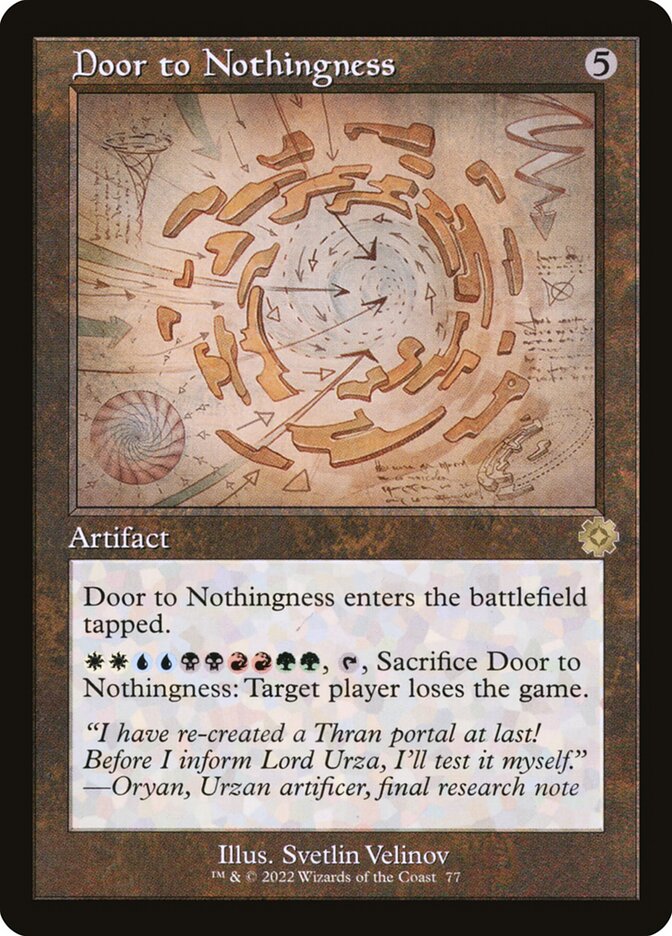 Door to Nothingness - Schematic - Foil
