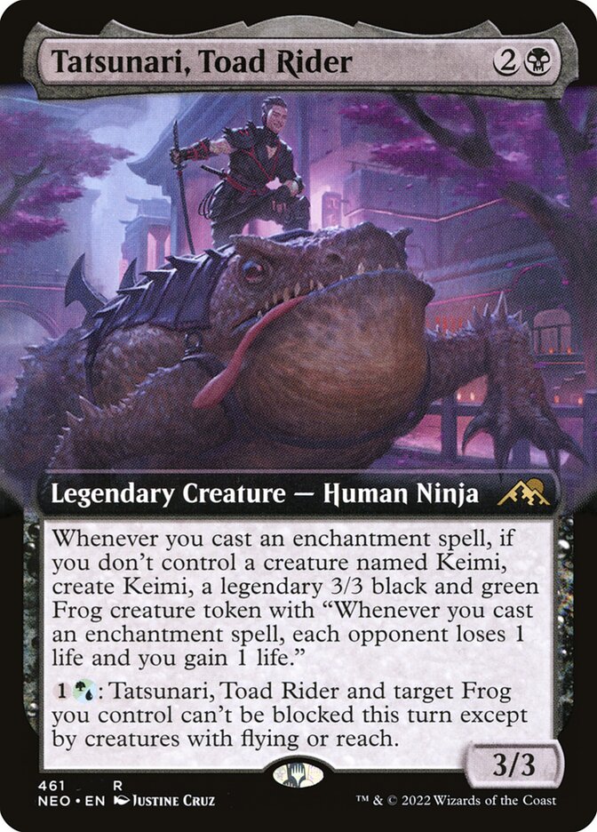 Tatsunari, Toad Rider - Extended Art - Foil
