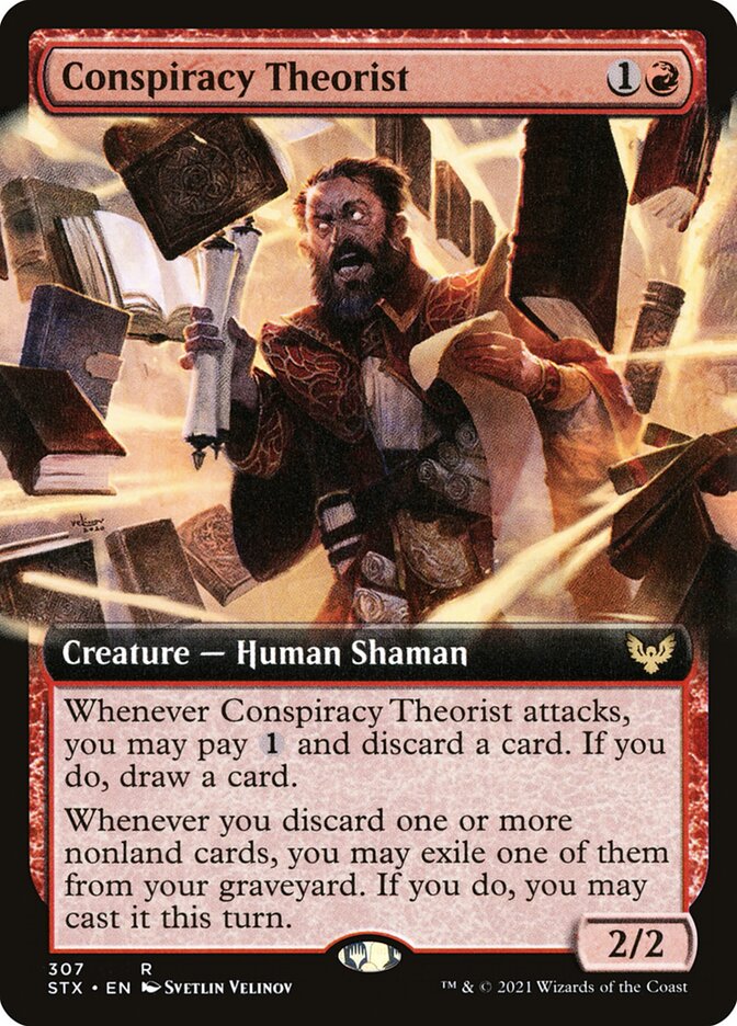 Conspiracy Theorist - Extended Art - Foil