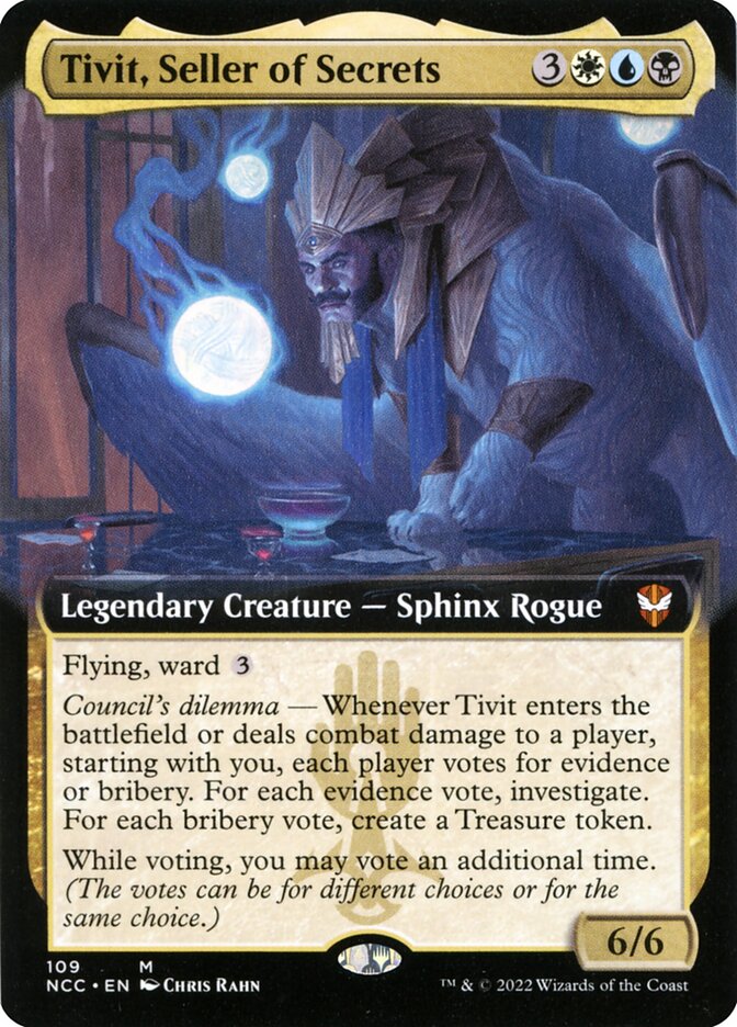 Tivit, Seller of Secrets - Extended Art - Foil