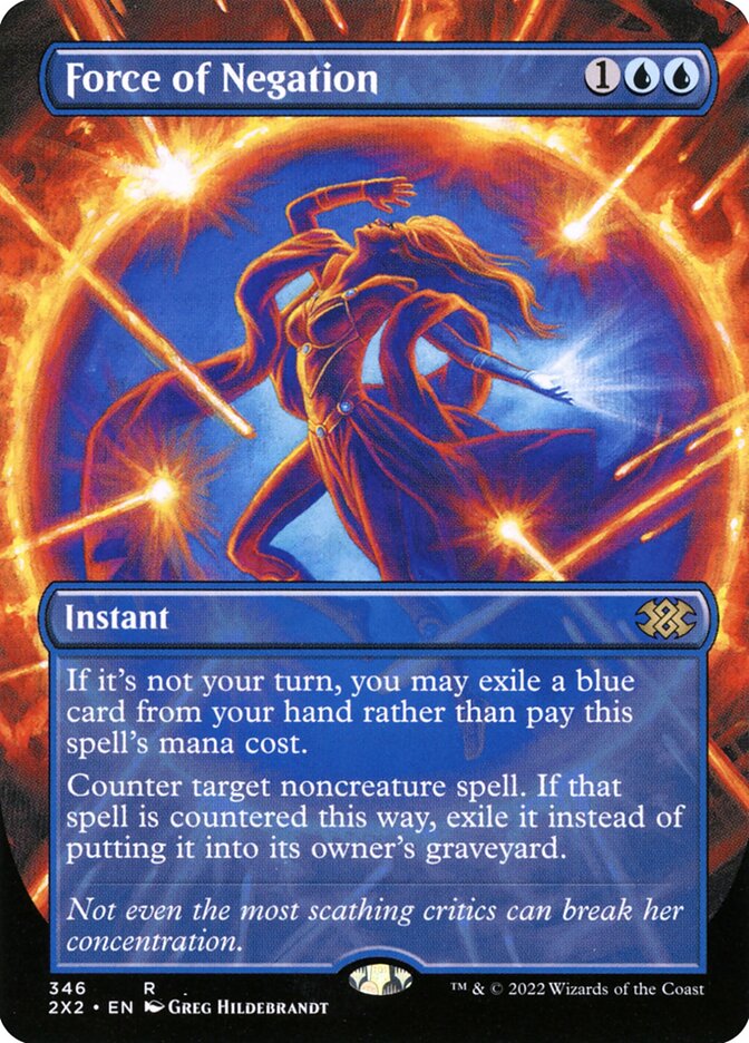 Force of Negation - Borderless - Foil