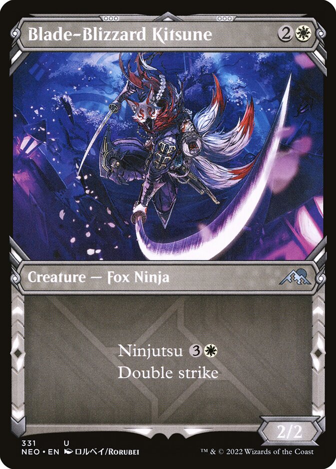 Blade-Blizzard Kitsune - Showcase - Foil