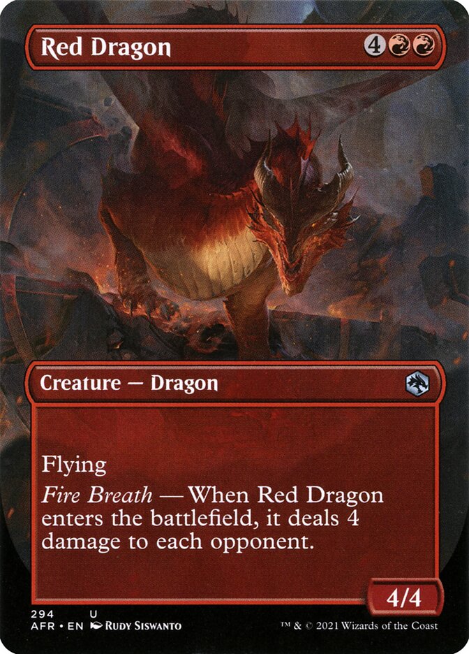 Red Dragon - Borderless