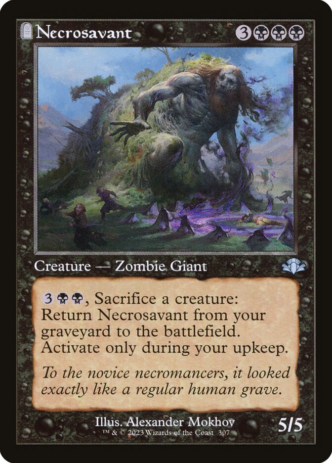 Necrosavant - Retro Frame - Foil