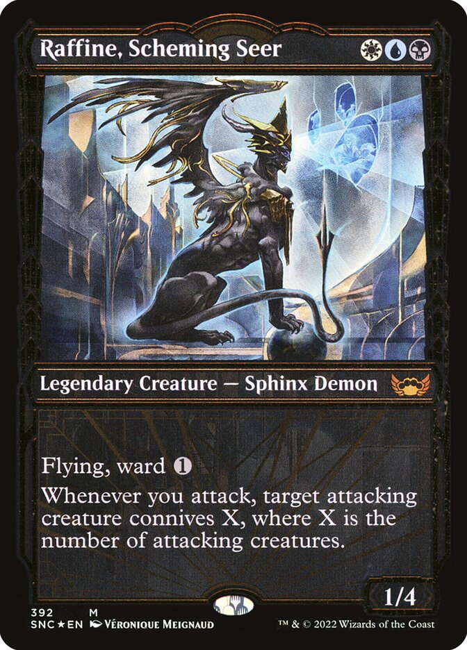 Raffine, Scheming Seer - Gilded - Foil