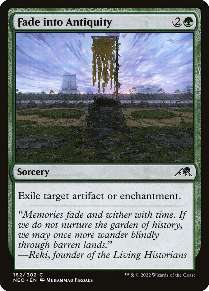 Fade into Antiquity - Foil