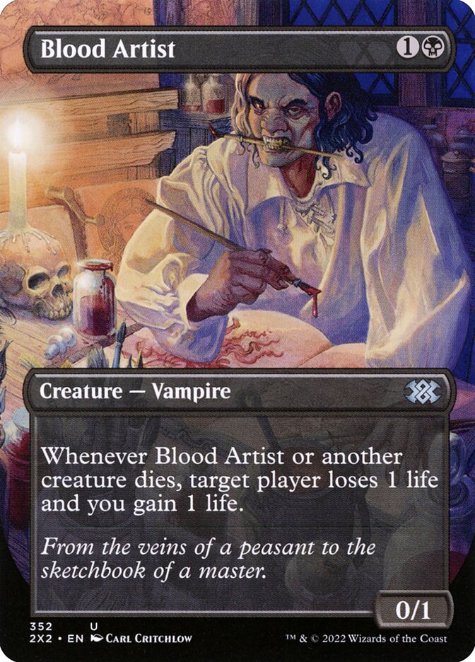 Blood Artist - Borderless - Foil