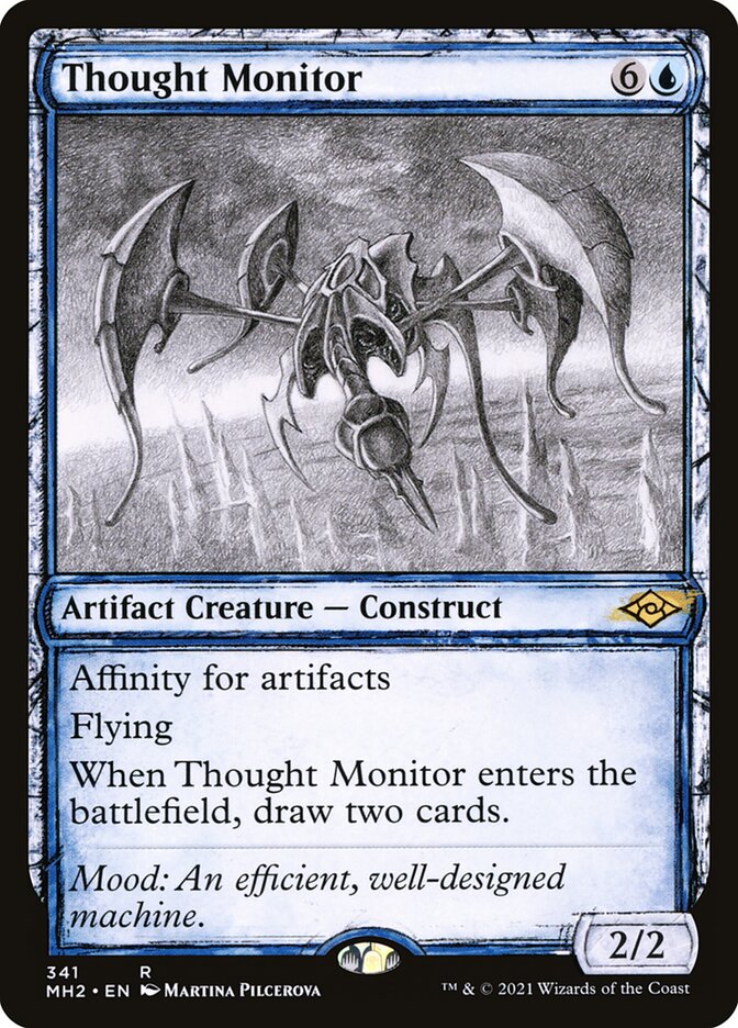 Thought Monitor - Sketch Art - Foil