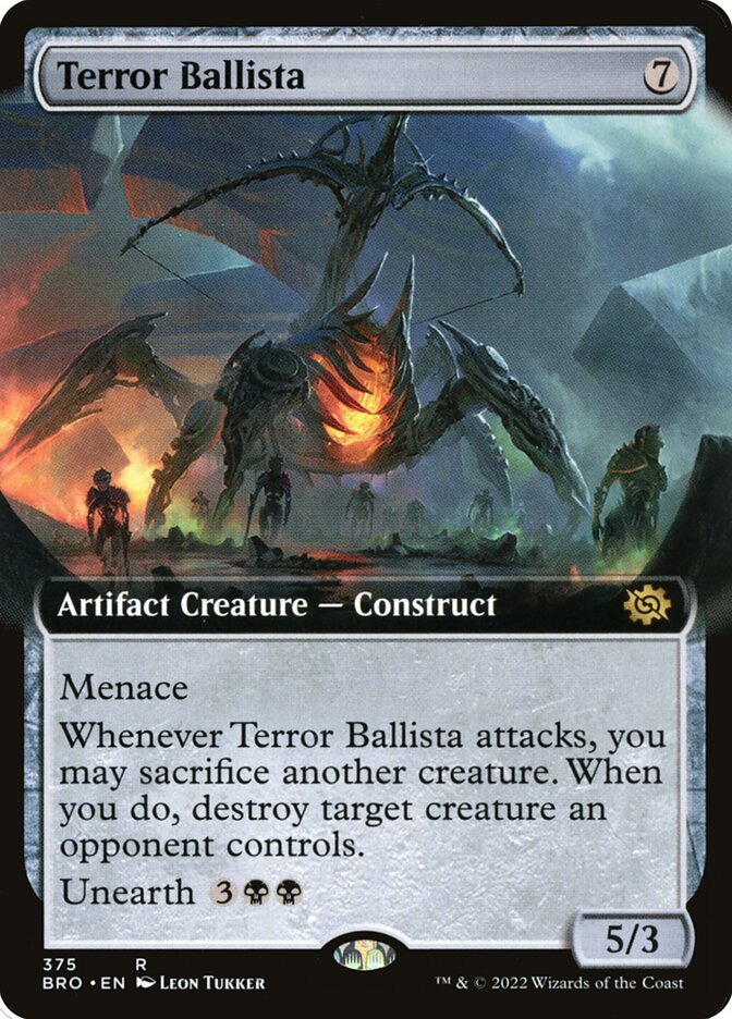 Terror Ballista - Extended Art - Foil