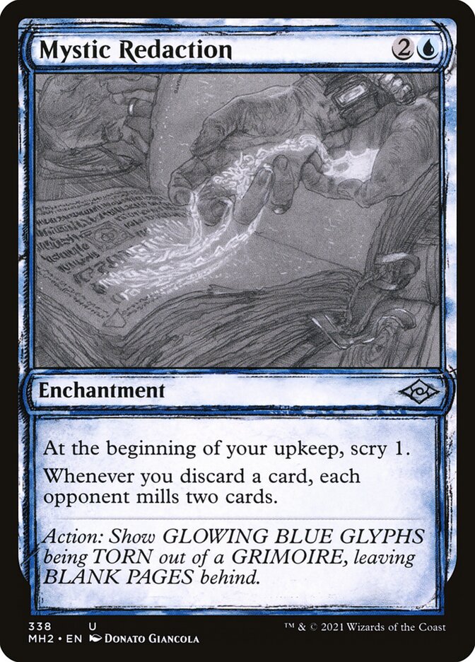Mystic Redaction - Sketch Art - Foil