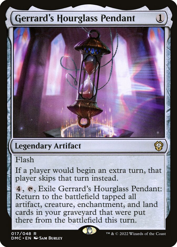 Gerrard's Hourglass Pendant - Foil