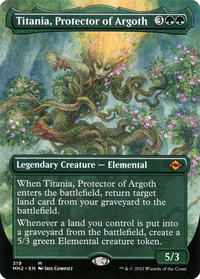 Titania, Protector of Argoth - Borderless - Foil