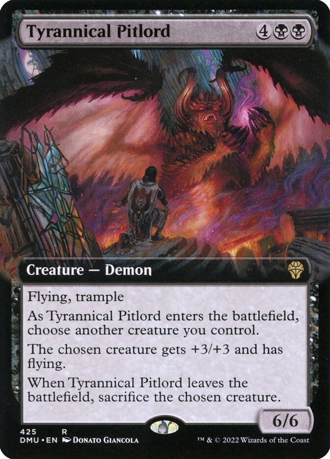 Tyrannical Pitlord - Extended Art - Foil