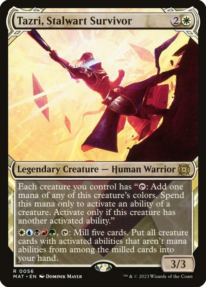Tazri, Stalwart Survivor - Showcase - Foil