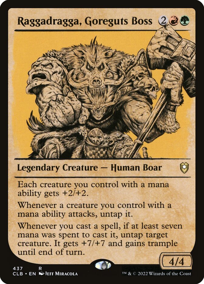 Raggadragga, Goreguts Boss - Showcase - Foil