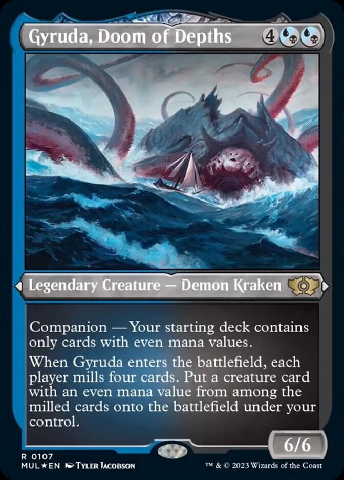 Gyruda, Doom of Depths - Etched - Foil