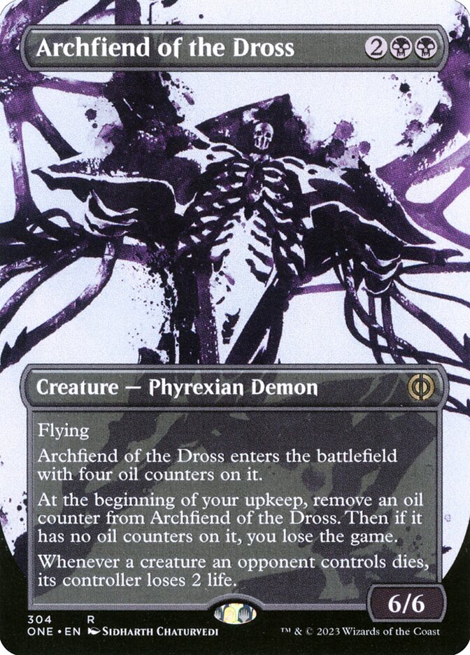 Archfiend of the Dross - Borderless - Foil