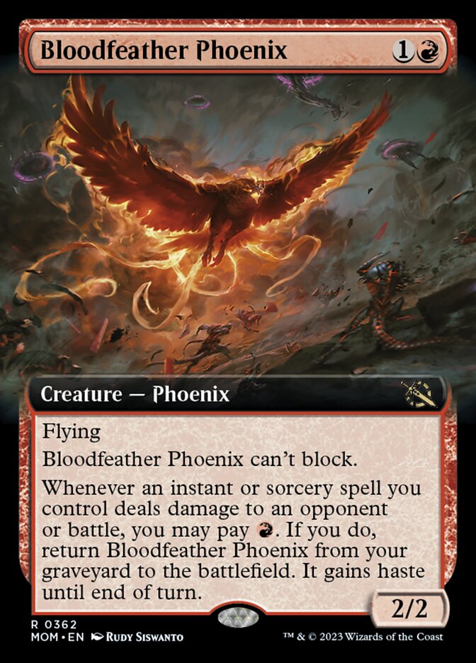 Bloodfeather Phoenix - Extended Art - Foil