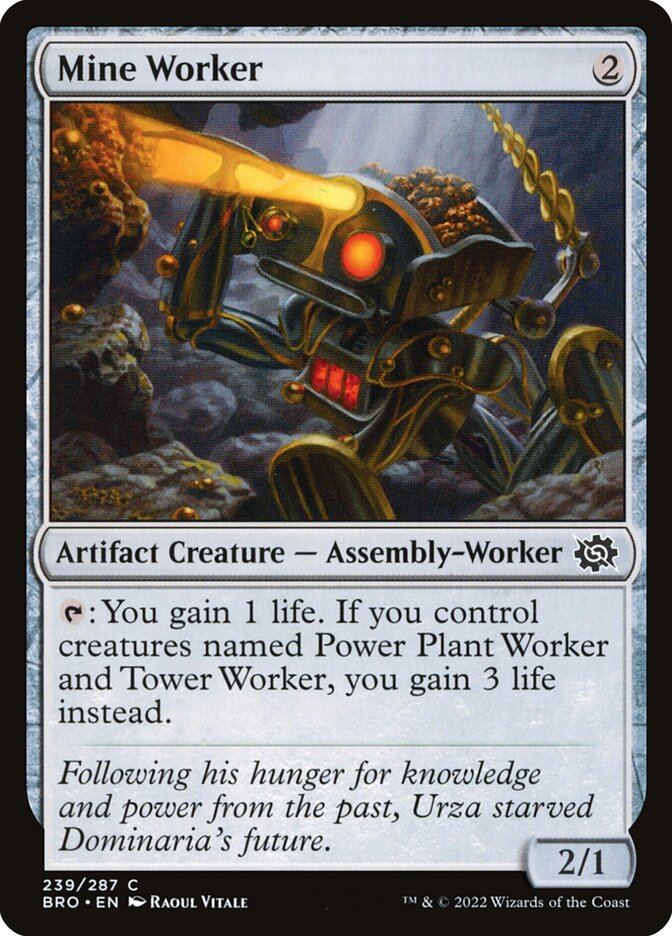 Mine Worker - Foil