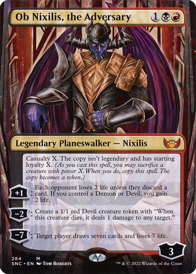 Ob Nixilis, the Adversary - Borderless - Foil