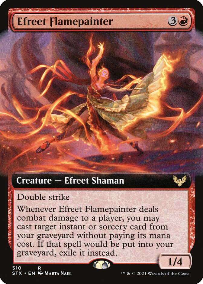 Efreet Flamepainter - Extended Art
