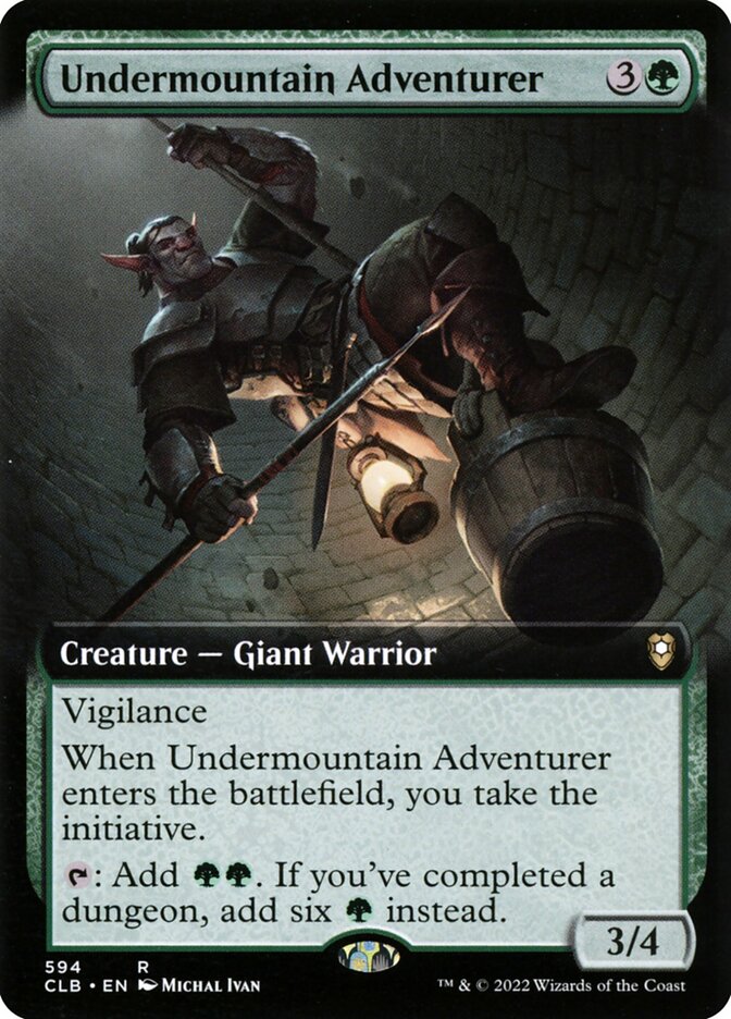 Undermountain Adventurer - Extended Art - Foil